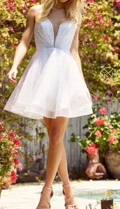 SHORT MULTI SEQUIN Formal  evening gown